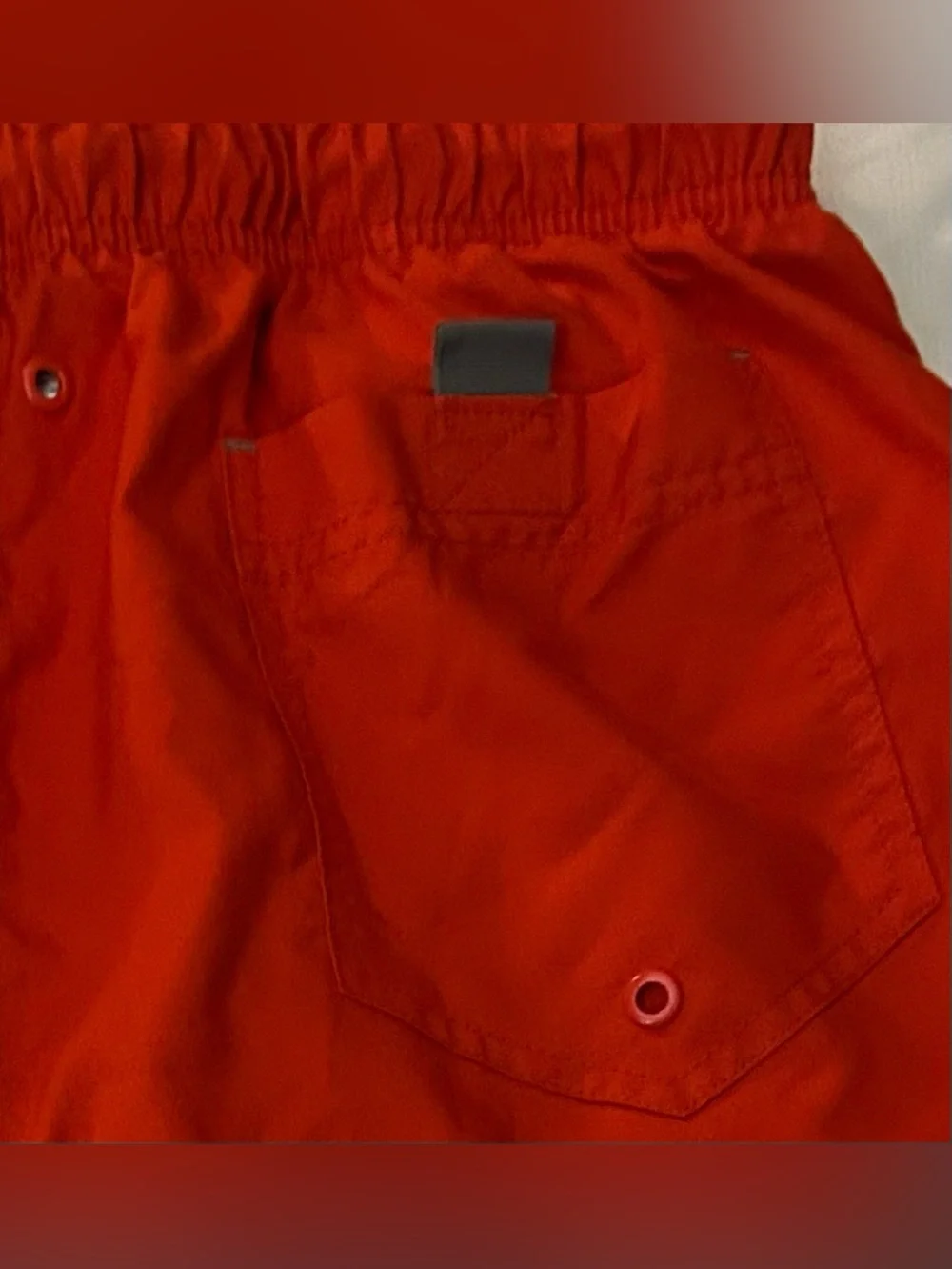 Bright Red Laguna Originals Drawstring Swim/Active Shorts•Size Medium•6”Inseam